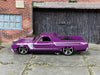 Loose Hot Wheels - 1971 Chevy El Camino - Purple and White