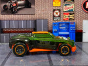 Loose Hot Wheels - Lightnin Bug - Green and Orange Rescue