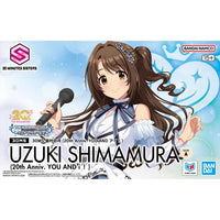 Bandai The Idolmaster Cinderella Girls 30 Minutes Sisters Uzuki Shimamura (20th Anniversary YOU AND I! Ver.) Model Kit — product view 2