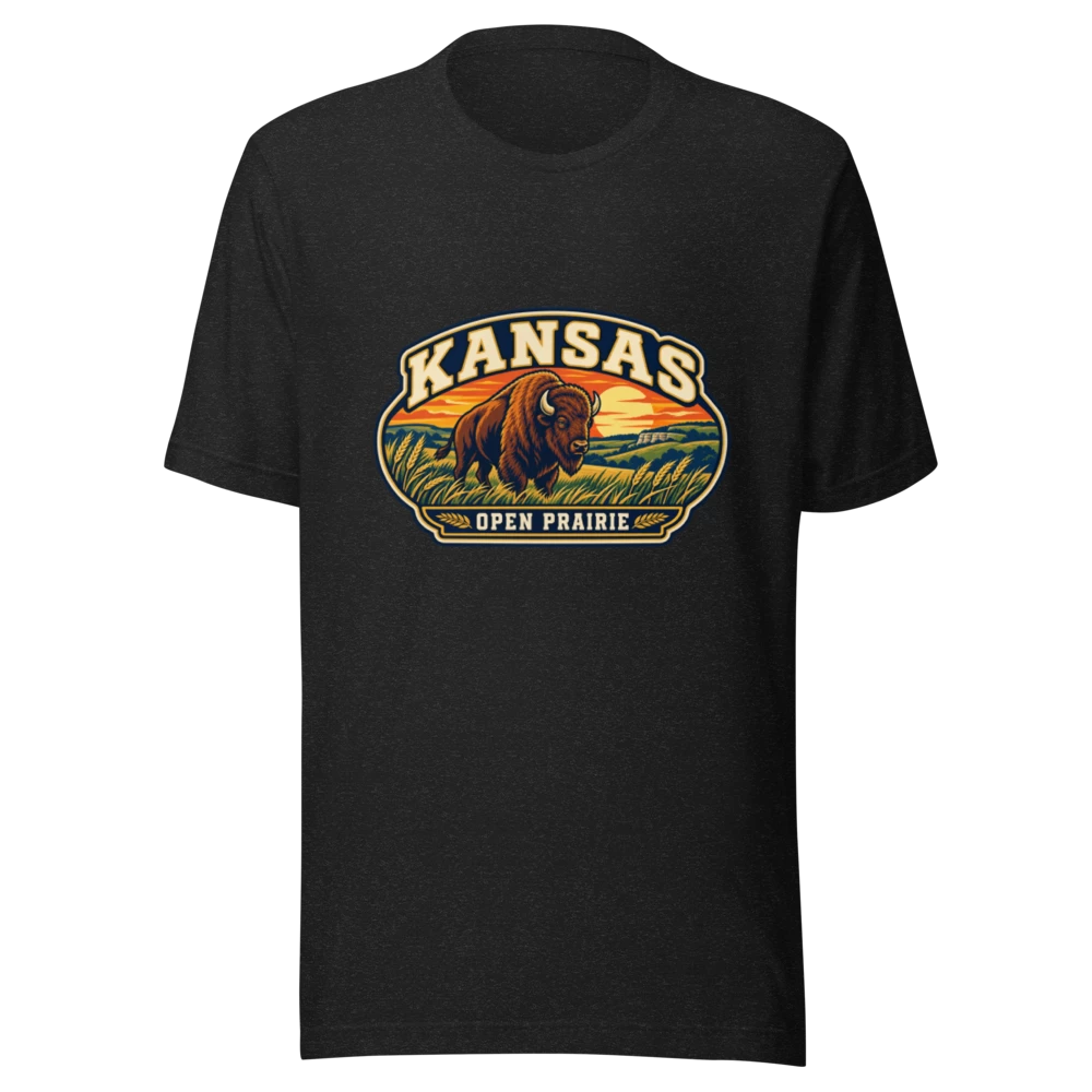 Kansas State Heritage Premium T-Shirt product mockup