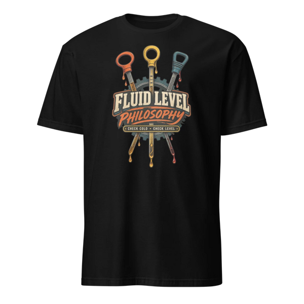 Fluid Level Philosophy unisex T-shirt product mockup