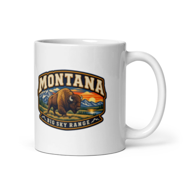 Montana Heritage Badge Coffee Mug – 11 oz product mockup