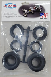 Atlantis 1:16 Funny Car Rubber Tire Set — official Atlantis product view 3
