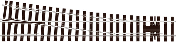 PECO SL-E791BH O Gauge right-hand Bullhead turnout