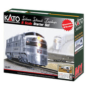 Kato N Silver Streak Zephyr Starter Set E5A W/ Track and Power Pack — exact product reference