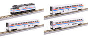 N Amtrak F40PH & Superliner Phase III 4-Unit Set (106-3530) exact product view 2