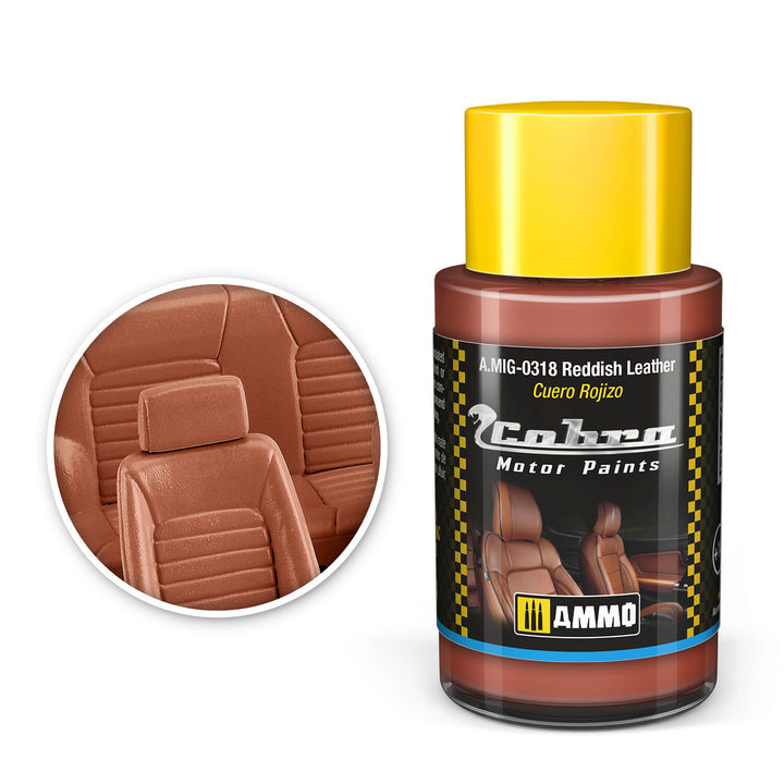 AMMO A.MIG-0318 Cobra Motor Reddish Leather 30 ml bottle