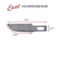 Excel Blades #10 Curved Edge Replacement Blade (20010) product view 6