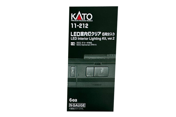Kato N Scale Bright LED Passenger Car Lighting 6 pack - 11212 — exact product reference