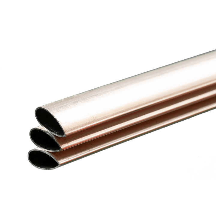 Aluminum Streamline: 5/8" OD x 0.016" Wall x 35" Long (3 Pieces) — exact K&S Engineering product reference
