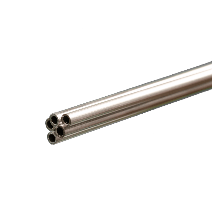 Round Aluminum Tube: 3/32" OD x 0.014" Wall x 36" Long (5 Pieces) — exact K&S Engineering product reference