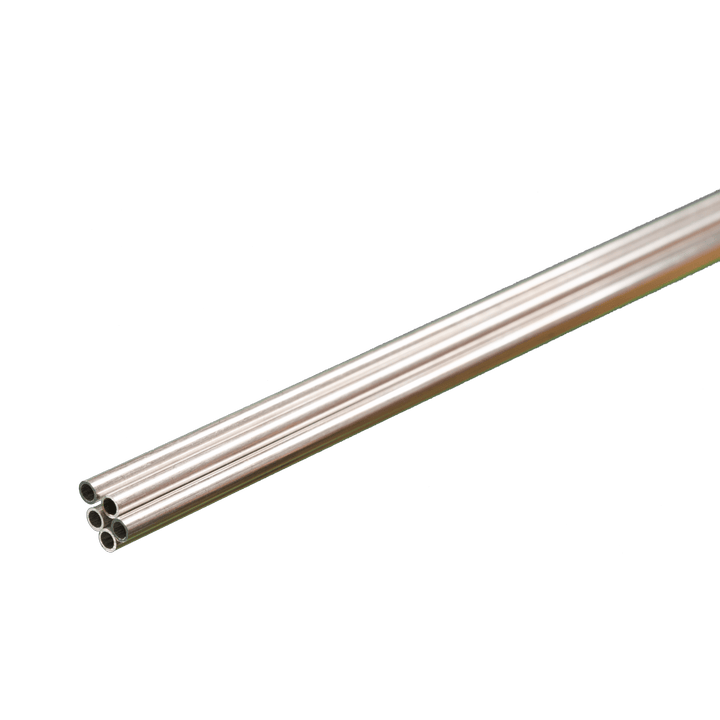 Round Aluminum Tube: 1/8" OD x 0.014" Wall x 36" Long (5 Pieces) — exact K&S Engineering product reference