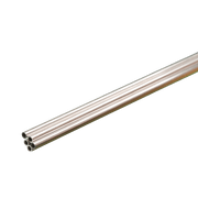 Round Aluminum Tube: 1/8" OD x 0.014" Wall x 36" Long (5 Pieces) — exact K&S Engineering product image