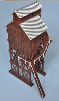 Bachmann HO Plasticville Coaling Station Kit - assembled example, view 1