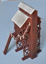 Bachmann HO Plasticville Coaling Station Kit - assembled example, view 2