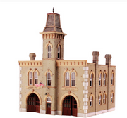 DPM Woodland Scenics DPM Landmark Structures(R) - Kit -- Fire Station No. 3 - 6-3/4 x 5-13/16"  17.1 x 14.7cm (12400) product view 2