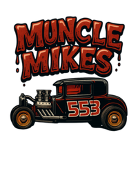 Muncle Mikes Hot Rod and Rat Rod Shirt Mayhem! 553 artwork close-up