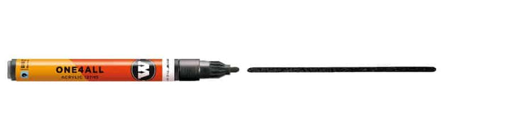 Molotow ONE4ALL 127HS Metallic Black 223 Acrylic Marker – 2 mm