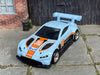 Custom Hot Wheels - 2014 Bentely Continental GT3 - GULF Blue and Orange - Chrome BBS Wheels - Rubber Tires