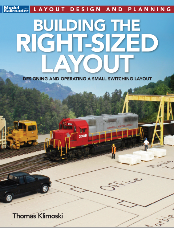 Building the Right-Sized Layout by Thomas Klimoski - Kalmbach 12825 - product image