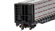 Bachmann HO 52-Foot Center-Beam Flatcar with Lumber Load - Northern Pacific #67022 — manufacturer product view 4