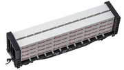 Bachmann HO 52-Foot Center-Beam Flatcar with Lumber Load - Northern Pacific #67022 — manufacturer product view 5