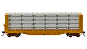 Bachmann HO 52-Foot Center-Beam Flatcar with Lumber Load - Union Pacific #15082 — manufacturer product view 2