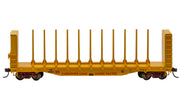 Bachmann HO 52-Foot Center-Beam Flatcar with Lumber Load - Union Pacific #15082 — manufacturer product view 3