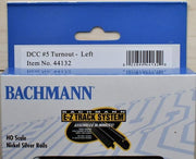 Bachmann HO E-Z Command DCC No. 5 Left Turnout - product and package view 2