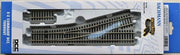 Bachmann HO E-Z Command DCC No. 4 Left Turnout - product and package view 1