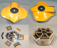 Moebius 817 1/32 Flying Sub assembled and painted model example with interior components