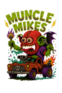Muncle Mikes Hot Rod and Rat Rod Shirt Mayhem! Monster Rods! (031) artwork close-up