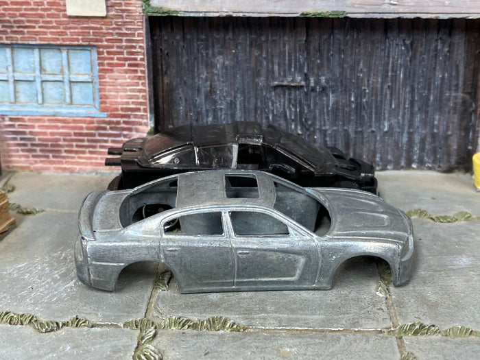 Disassembled 2011 Dodge Charger R/T DIY kit with stripped body and components