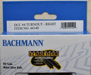 Bachmann HO E-Z Command DCC No. 4 Right Turnout - product and package view 2