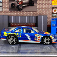 Loose Hot Wheels - Chevy Stock Car (1991) - Blue and White Hot Wheels