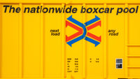 Bachmann HO 50-Foot Outside-Braced Boxcar with Flashing EOT - Railbox #32271 — manufacturer product view 3