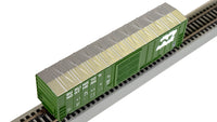 Bachmann HO 50-Foot Outside-Braced Boxcar with Flashing EOT - Burlington Northern — manufacturer product view 5