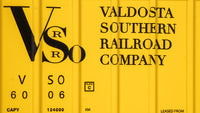 Bachmann HO 50-Foot Outside-Braced Boxcar with Flashing EOT - Valdosta Southern #6006 — manufacturer product view 3