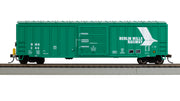 Bachmann HO 50-Foot Outside-Braced Boxcar with Flashing EOT - Berlin Mills Railway #266 — manufacturer product view 5