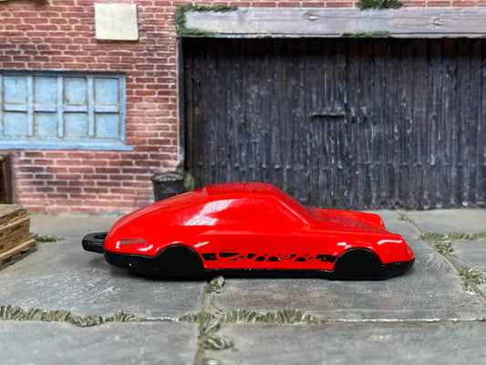 Loose Hot Wheels - Porsche 911 Carrera Clip Magnet - Red