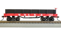 Bachmann HO Old-Time Gondola - Western & Atlantic #127 — manufacturer product view 2