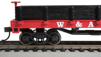 Bachmann HO Old-Time Gondola - Western & Atlantic #127 — manufacturer product view 3