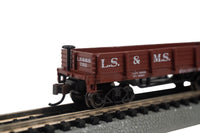 Bachmann N Old-Time Gondola - Lake Shore & Michigan Southern — manufacturer product view 2