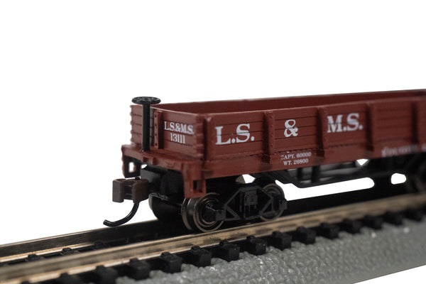 Bachmann N Old-Time Gondola - Lake Shore & Michigan Southern — manufacturer product view 2