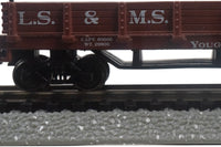 Bachmann N Old-Time Gondola - Lake Shore & Michigan Southern — manufacturer product view 3
