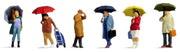 Noch HO 15523 People in the Rain (6) — exact product view