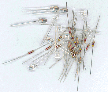 Miniatronics 1251010 Yeloglo White LEDs (10-pack), 5mm — exact product view