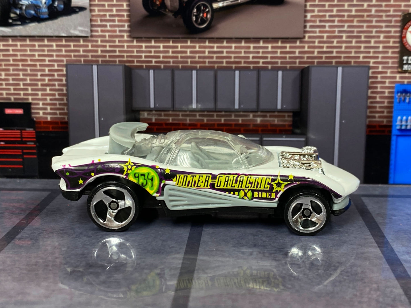 Loose Hot Wheels - Flashfire - White Inter Galactic