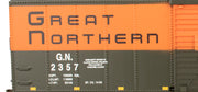 Bachmann HO Scale 40-Foot Box Car - Great Northern #2357 — manufacturer product view 3