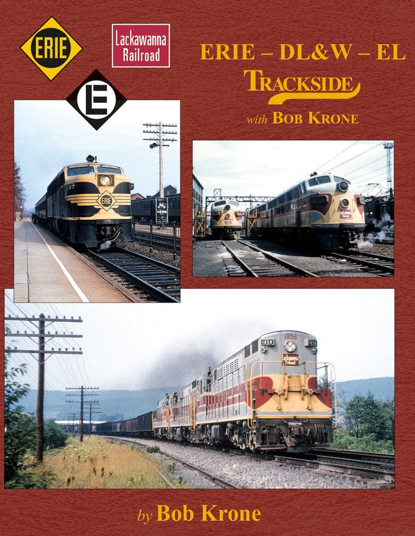 Morning Sun Books Hardcover Book 1605 Erie-DL&W-EL Trackside with Bob Krone — exact product view
